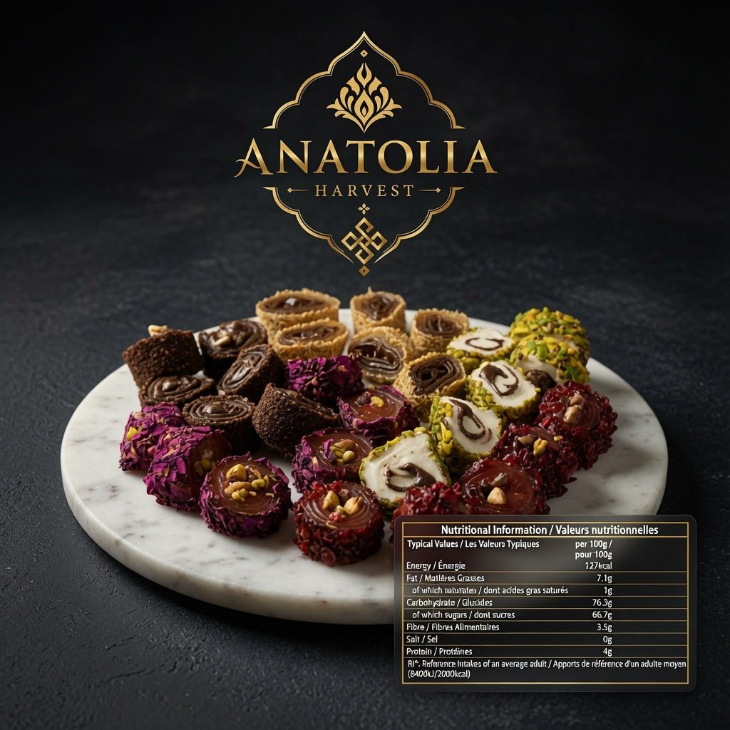 Double roasted Turkish Delight with Pistachio 2 lbs - Anatolia Harvest