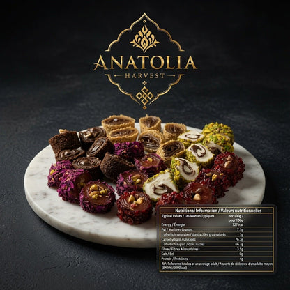 Double roasted Turkish Delight with Pistachio 2 lbs - Anatolia Harvest
