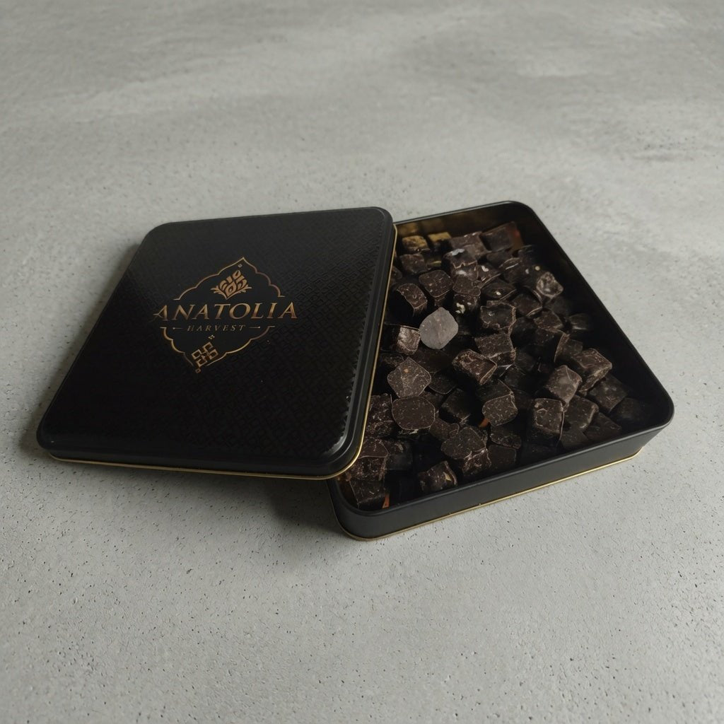Double roasted Turkish Delight with Pistachio Chocolate 1.56 lb - Anatolia Harvest