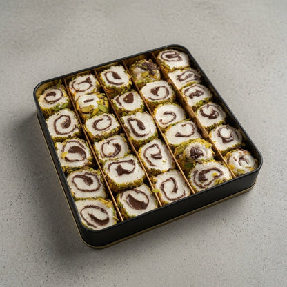 Turkish Delight with Chocolate Pistachio 1.56 lb - Anatolia Harvest