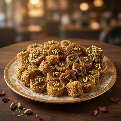 Turkish Delight with Honey Pistachio 1.56 lb - Anatolia Harvest