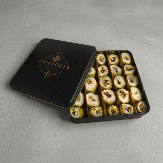 Turkish Delight with Milk Pistachio 1.56 lb - Anatolia Harvest