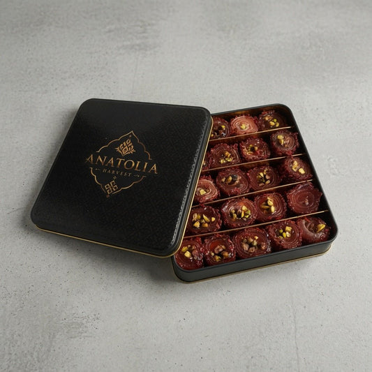 Turkish Delight with Pistachio, Punica Zereshk 1.56 lb - Anatolia Harvest