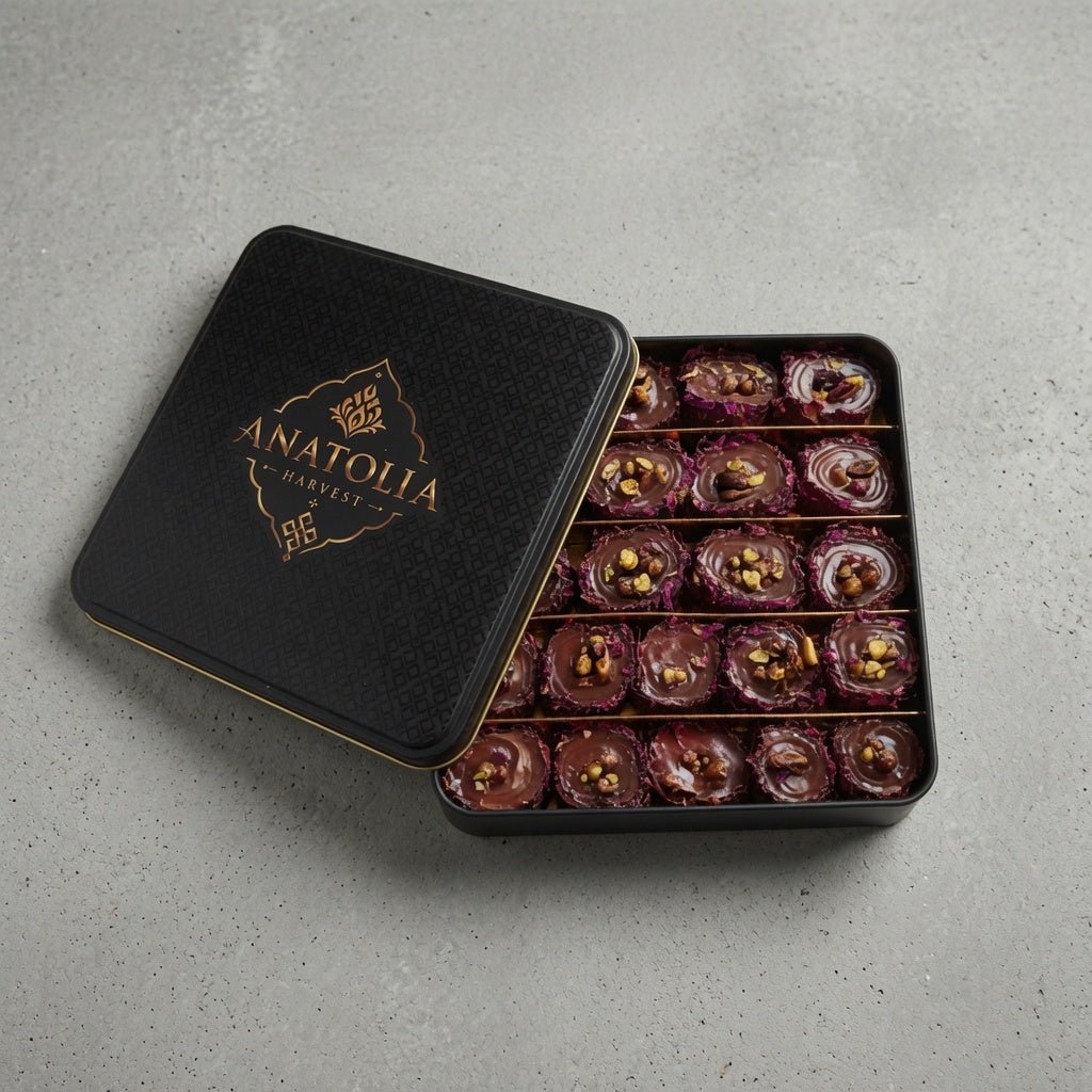 Turkish Delight with Pistachio Rose Pedals 1.56 lb - Anatolia Harvest