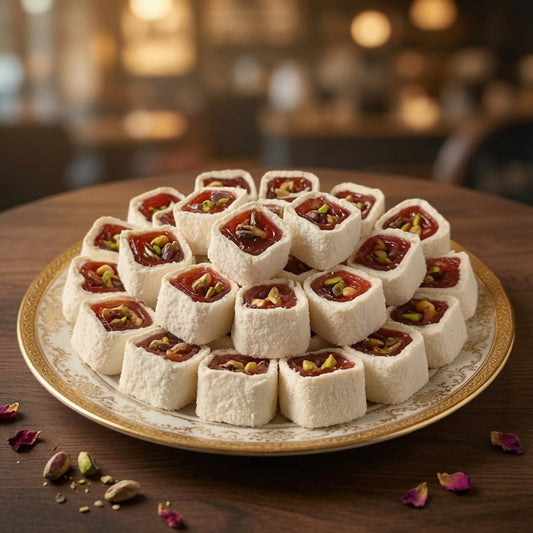 Turkish Delight with Punica Pistachio Coconut 1.56 lb - Anatolia Harvest